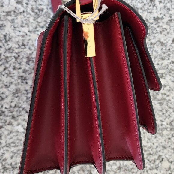 NWT-MARNI TRUNK BAG CALF SKIN MEDIUM ❤️ (#81) - Picture 11 of 15